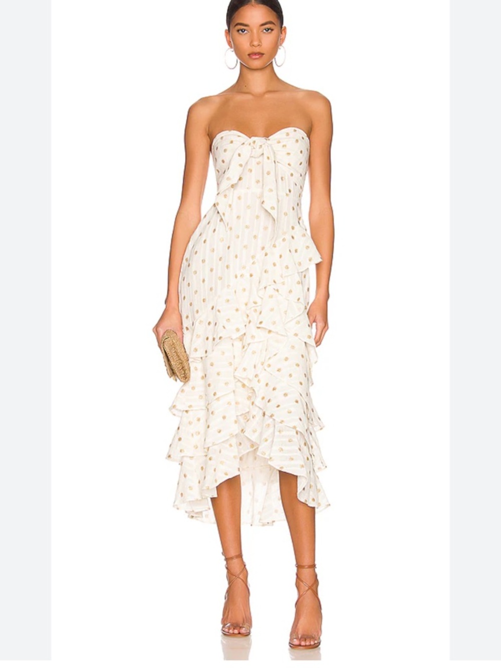 Sundress the brand Ilanila Dress in Dubai Coconut Strapless dress Size Small